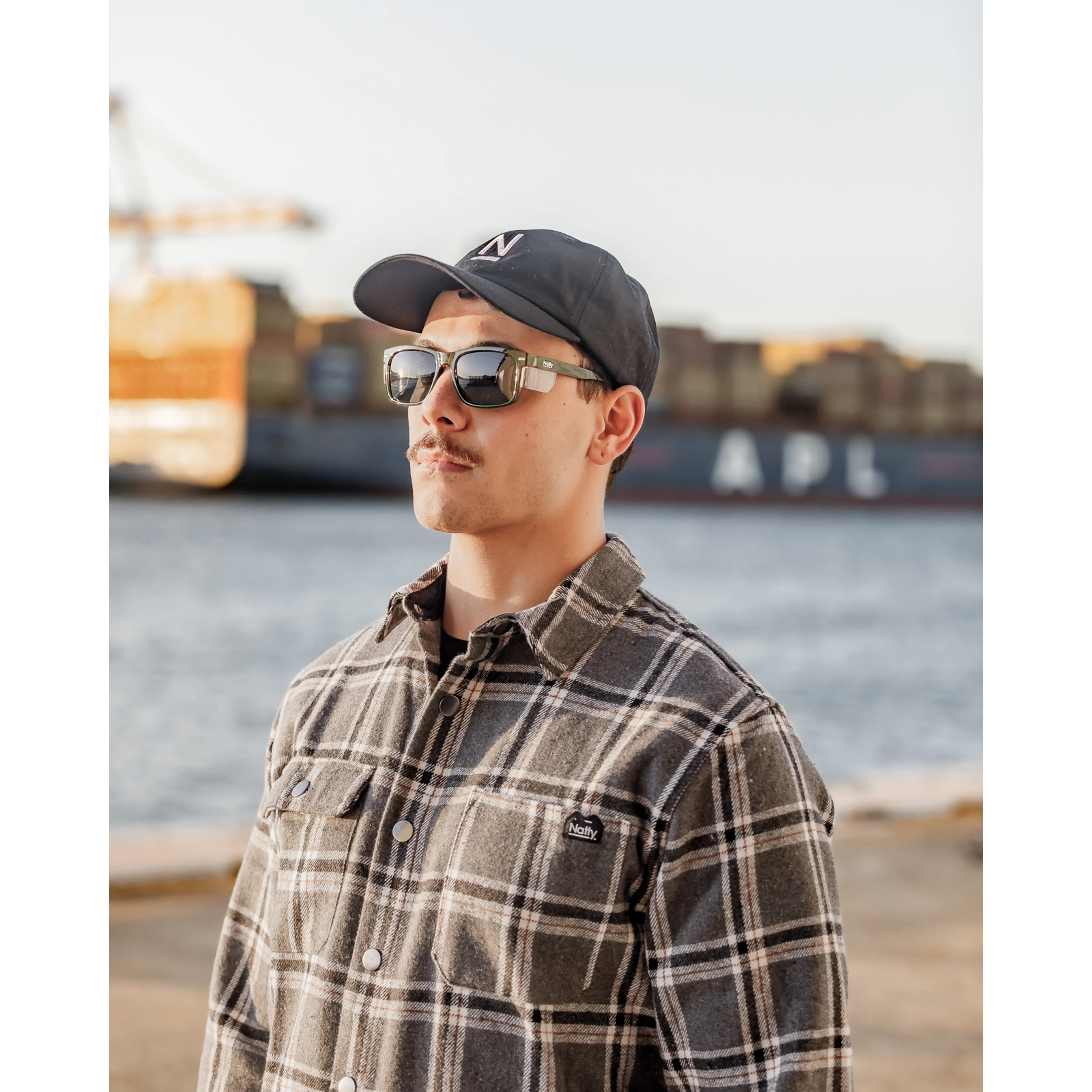 Kenneth Olive Polarised Safety Glasses - Image 5