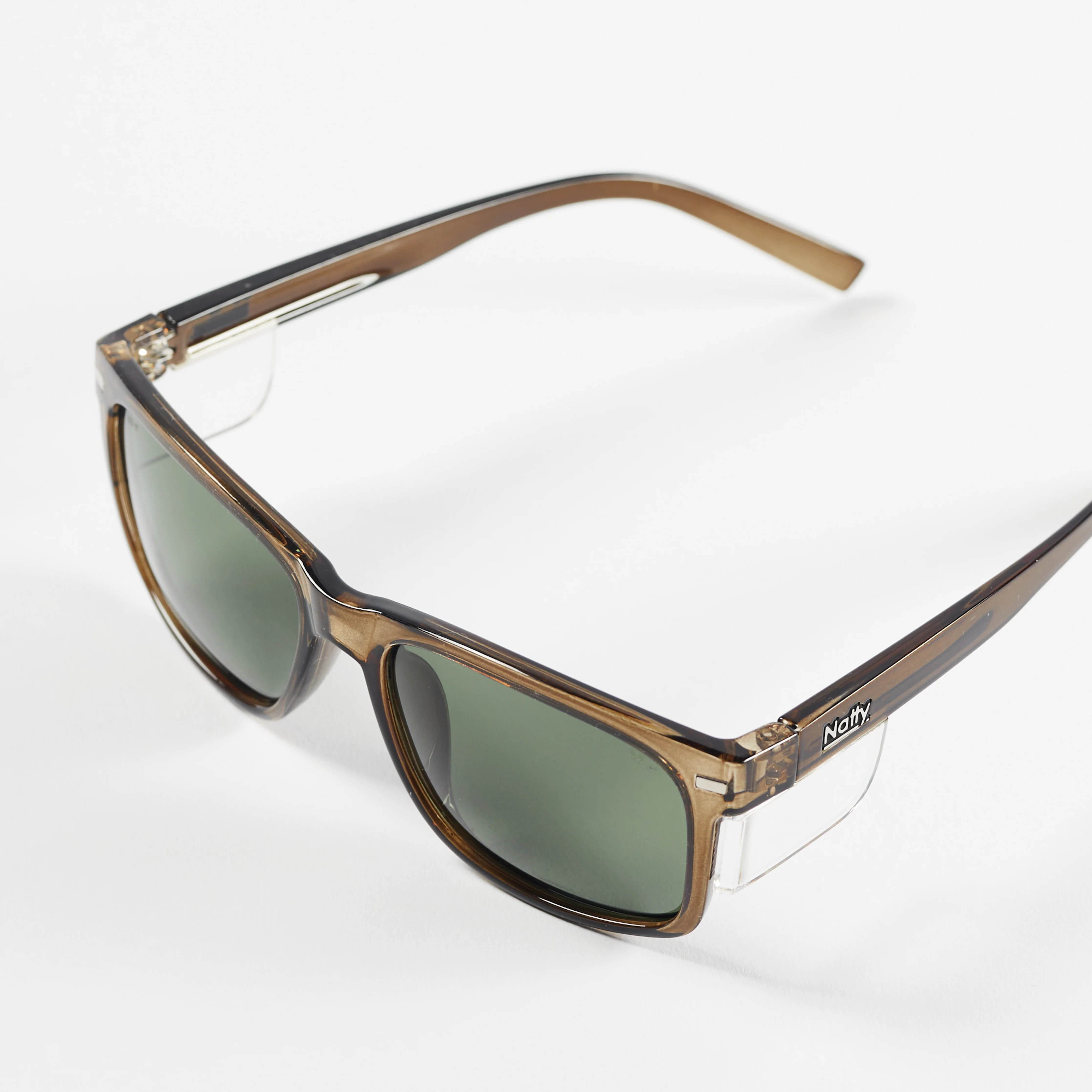 Kenneth Olive Tinted Safety Glasses - Image 3